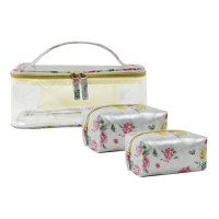 Portable Travel Clear Toiletry Bag Clear PVC Cosmetic Bag Waterproof Transparent Cosmetic Bag