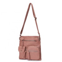 High Quality Elegant Ladies Span Handbag Diagonal Square Sling Messenger Bag PU Leather Women Cross Body Shoulder Bag