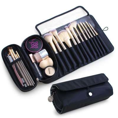 Custom Practical Folding Professional Cosmetic Kit Make Up Beauty Storage Bag Travel Women Cosmetic Bag Ladies Brush Bag